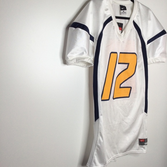 Nike Football Game Jersey 12 Navy White Size Large - Picture 9 of 13